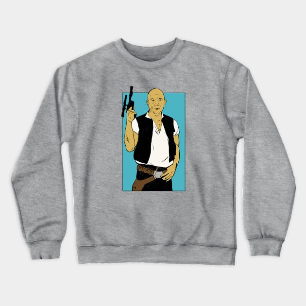 Vin Solo - Fast and Furious/Star Wars Crossover Crewneck Sweatshirt by sombreroinc